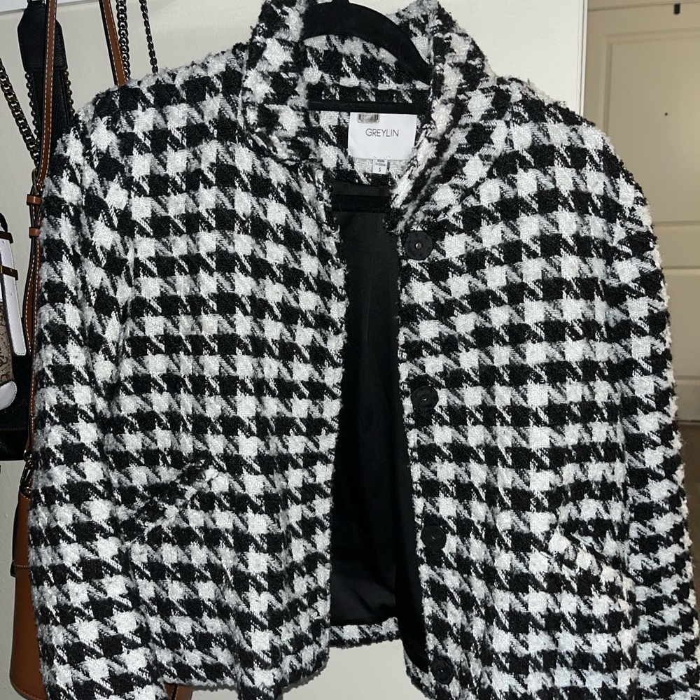 Houndstooth Jacket sz S